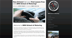 Desktop Screenshot of bmhdrivingschool.co.uk